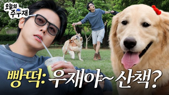 🦮명심해 강빵떡 산책은 '내가' 시키는 거야
