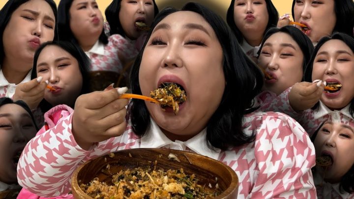 방송국 대기실 먹방
