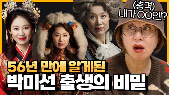 박미선 (56세) 이제까지 제 출생에 대해 잘못 알고 있었습니다...