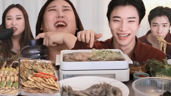 손가락의 재발견!! 모듬전/대하구이/소고기 먹방[muckbang/eatingshow]