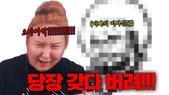 이사선물로 OOO를 선물한 풍자아빠
