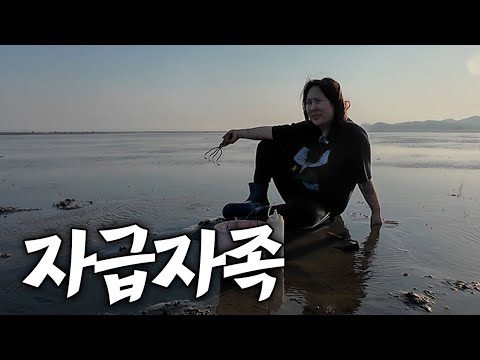 낙지 잡으러 갯벌로 떠납니다🐙인생 첫 해루질 | 구독자선물이벤트 🎁