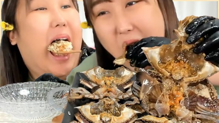 밥순삭 당해버렸습니다. 밥순삭 꽃게야 간장통게장 먹방🦀[muckbang/eatingshow]