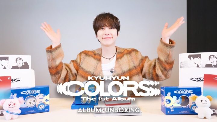 [SUB] 'COLORS' 앨범 언박싱 ASMR | KYUHYUN The 1st Album [COLORS]