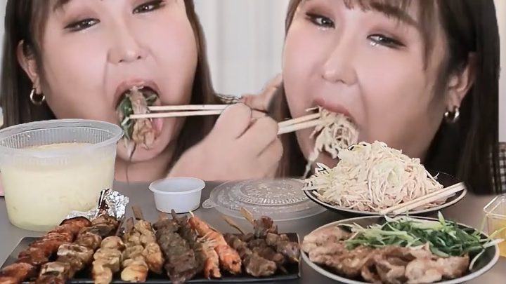 요즘 제 뻬이보릿인데 보실래요? 모듬꼬치/닭목살구이 먹방[muckbang/eatingshow]