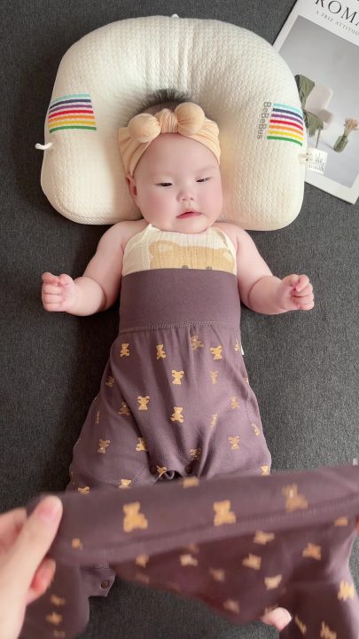기저귀 갈기 편한 아기 내복 세트