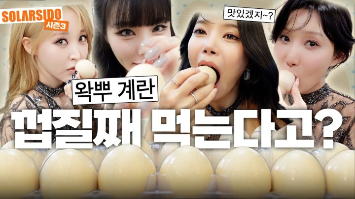 계란을 껍질째 먹는다고?! With 마마무