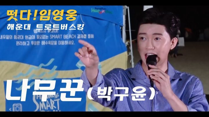 ◆ 임영웅 트로트 버스킹 ◆부산 해운대 트로트버스킹 - 나무꾼 (박구윤)