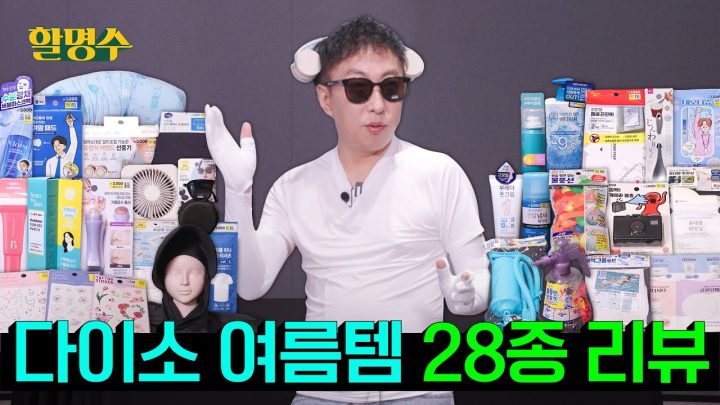 (ENG) 이렇게 시원하면 하룰라라 가죠.. 다이소 여름템🏖️ 28종 리뷰 | 할명수 ep.246