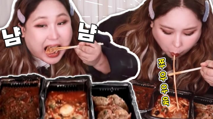 골라먹는 분식의 맛😋양념만두&순대볶음&피자떡볶이 [muckbang/eatingshow]