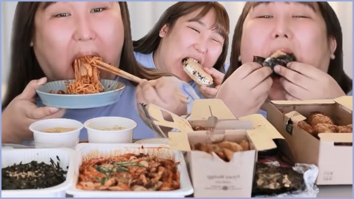 오랜만에  매운맛 좀 봤습니다🔥 팔당오징어/교촌치킨/레드콤보/허니콤보/와플먹방[muckbang/eatingshow]