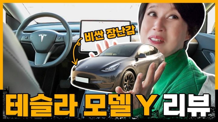일론머스크가 보내준 조금 비싼 장난감🚗  | 테슬라 모델 Y 리뷰