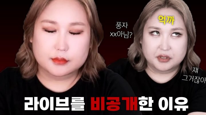 내가 라이브를 비공개한 이유...