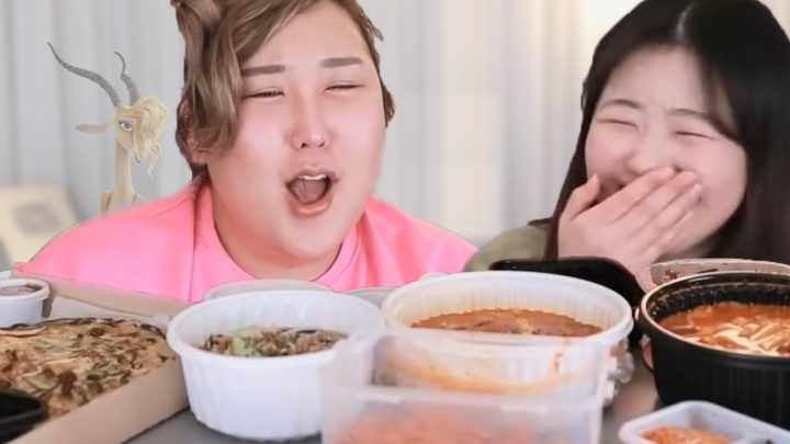 풍며드는 먹방💗 (with주향매니저, 안나매니저) 로제떡볶이/돼지김치찌개/우삼겹숙주볶음/해물파전