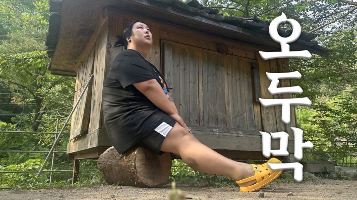 나무 오두막에서 하루 보내기
