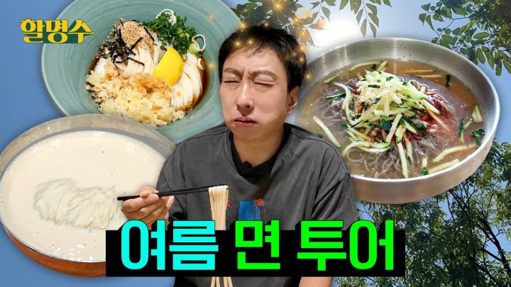 (ENG) ☀️여름에 더위 먹기 싫어서 시~원한 면 요리 먼저 먹어봤습니다 | 냉면 아저씨의 여름 면 투어 | 할명수 ep.292