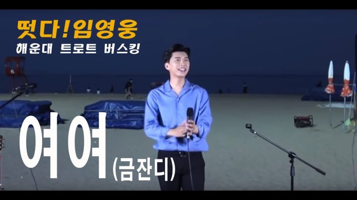 ◆ 임영웅 트로트 버스킹 ◆ 부산 해운대 트로트버스킹 - 여여 (금잔디)