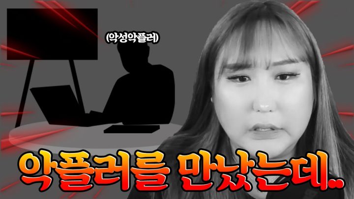 악플러 고소를 했는데 친한 동생이..