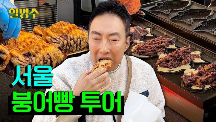 (ENG) 팥붕 VS 슈붕? 남들 싸울 동안 하나라도 더 먹어라ㅣ서울 3대 붕어빵 투어ㅣ할명수 ep.163
